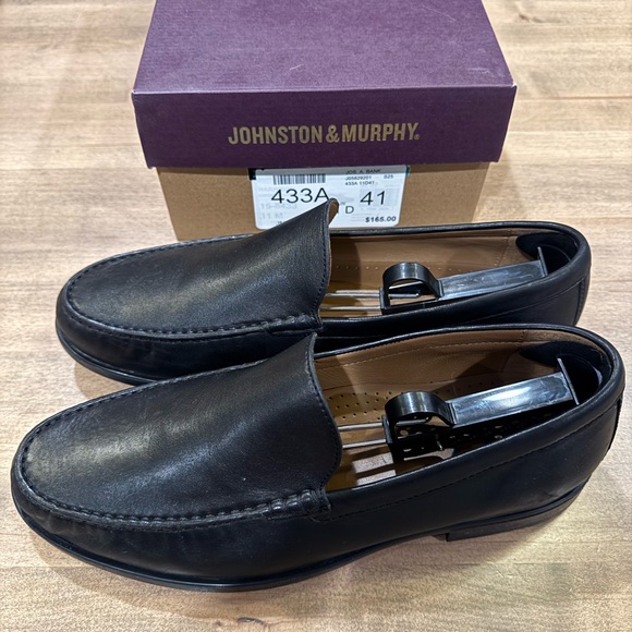 Johnston & Murphy Harrison XC Flex Loafers - Black 11 D - Picture 3 of 5